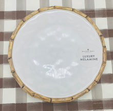 Bamboo Melamine Dinner Plate