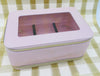 Pink Leah Stacking Cosmetic Case