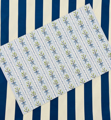  Blue Floral Placemat Pads