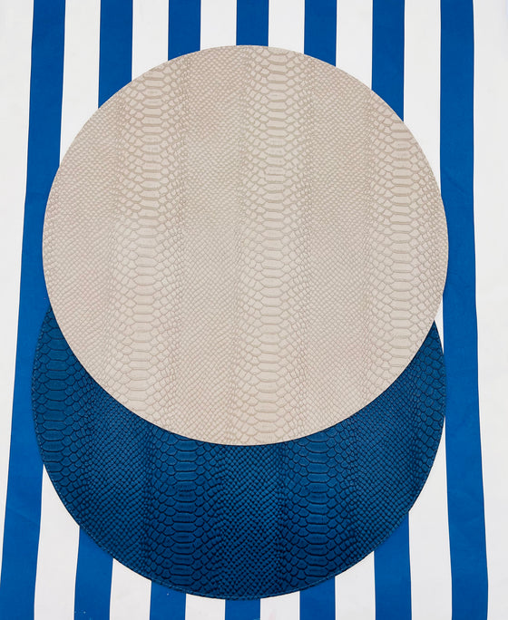 Croc Reversible Round Placemats