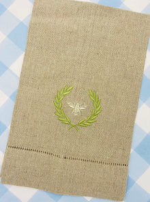  Green Bee Linen Towel