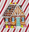 Die Cut Gingerbread House Placemat