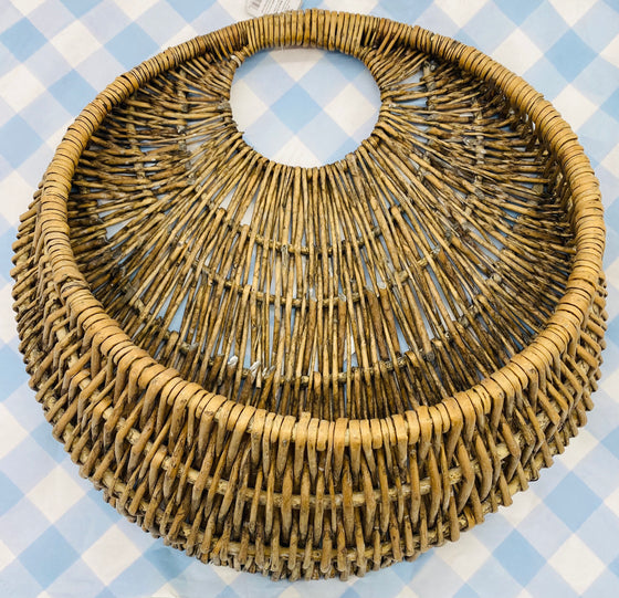 Large Crescent Woven Basket