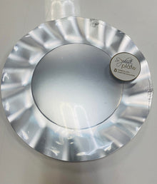 Silver Wavy Everyday Dinner Plates