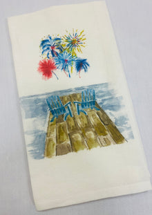  Patriotic Fireworks Kitchen Towel