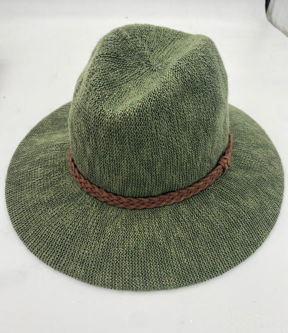 Green Olive Knit Hat