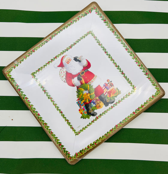 Jolly St. Nick Dessert/Salad Plates