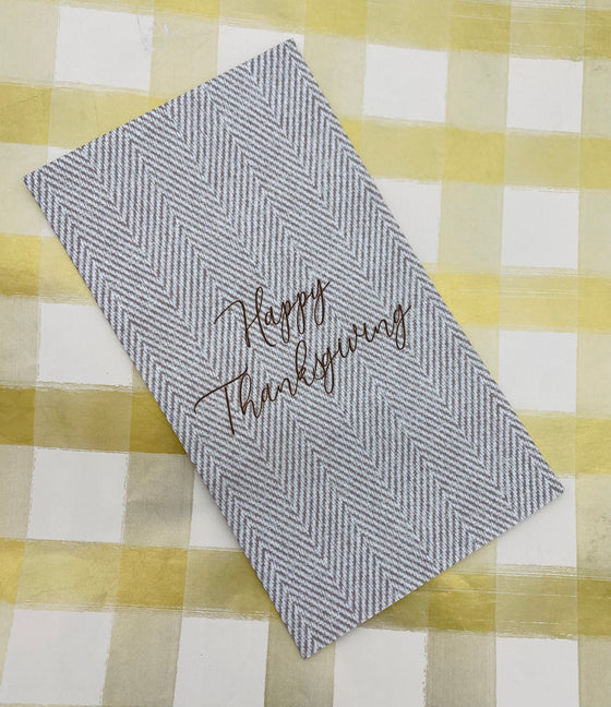 Happy Thanksgiving Guest Towel