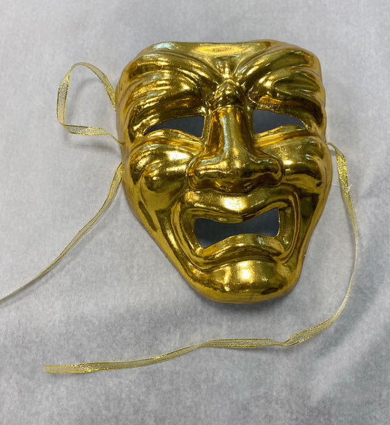 Gold Mardi Gras Mask