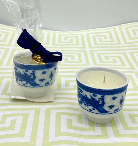 Chinoiserie Large Teacup Candle