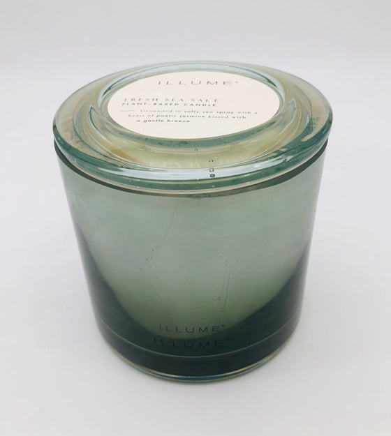 Large Fresh Sea Salt Glass Candle
