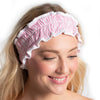 Pink Seersucker Headband