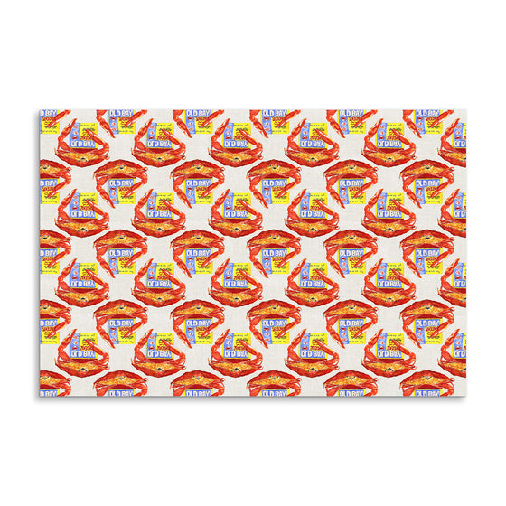 Ole Bay Crab Paper Placemats