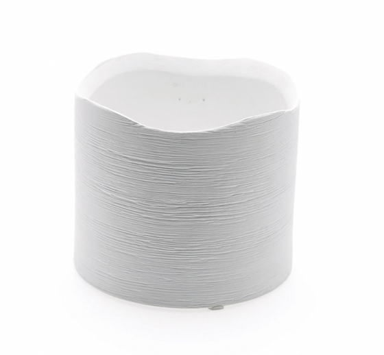 White Texture Pot