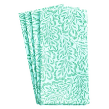  Turquoise Leaves Napkin Set