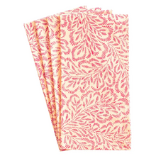  Coral Leaves Napkin Set