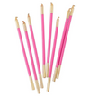 Fuchsia & Gold Slim Birthday Candle