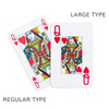 Large Type Palm Fronds Playing Cards
