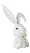 15.5" Decorative Thinking Bunny Figurine