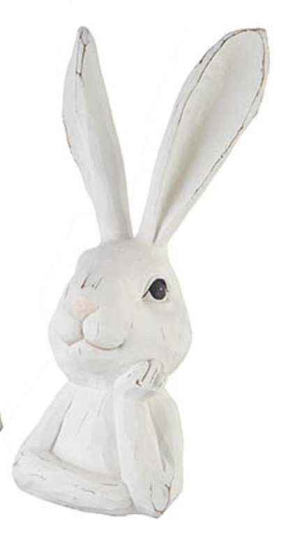 15.5" Decorative Thinking Bunny Figurine