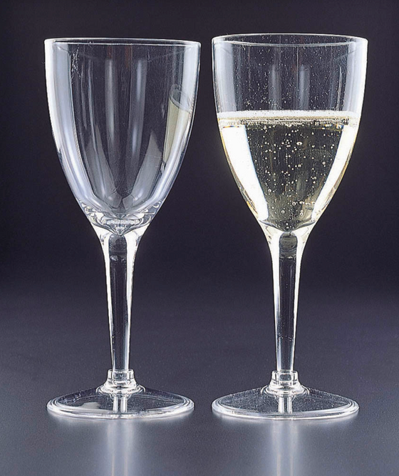 Acrylic Stemmed Water Glass