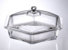  Acrylic Hexagon Serving Tray With Lid