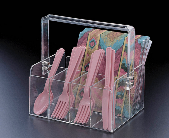 Acrylic Silverware Caddy