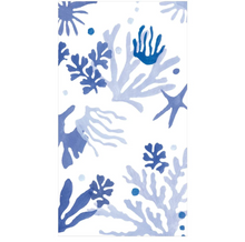  Blue Coral Matisse Guest Towel