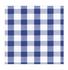  Blue Gingham Luncheon Napkin