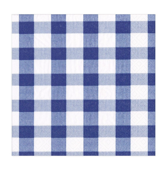 Blue Gingham Luncheon Napkin