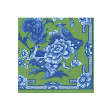 Green & Blue Plate Dinner Napkin