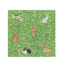  Bunnies & Boxwood Luncheon Napkin