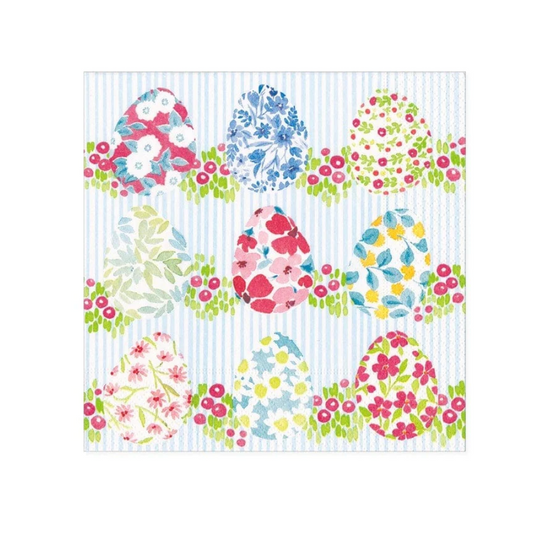 Floral Easter Eggs Luncheon Napkin