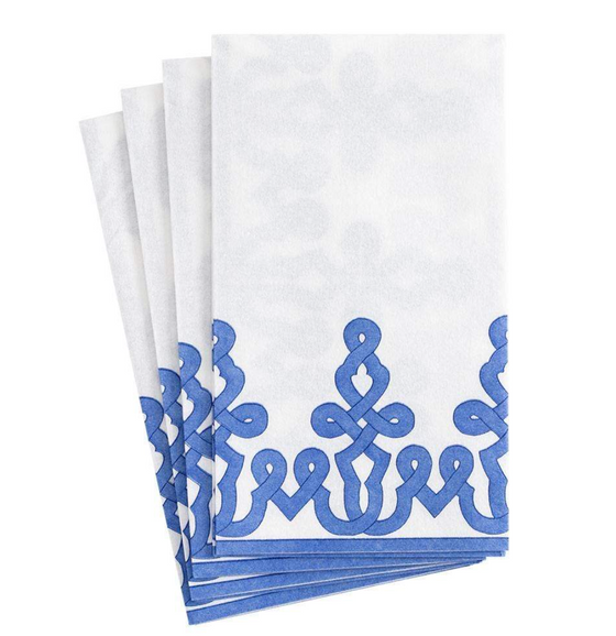 Blue Riviera Dessin Guest Towel