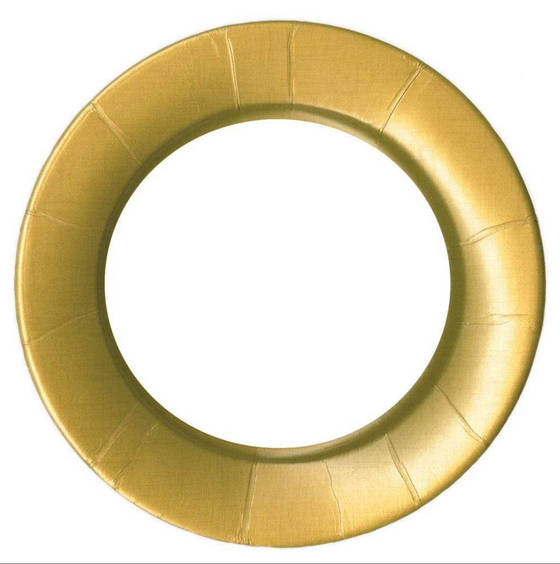Linen Gold Dinner Plates