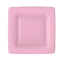  Square Light Pink Dessert Plates