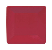  Square Red Dessert Plates