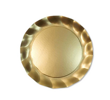  Wavy Gold Dinner Plate