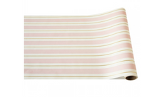  Pink & Gold Awning Stripe Paper Runner