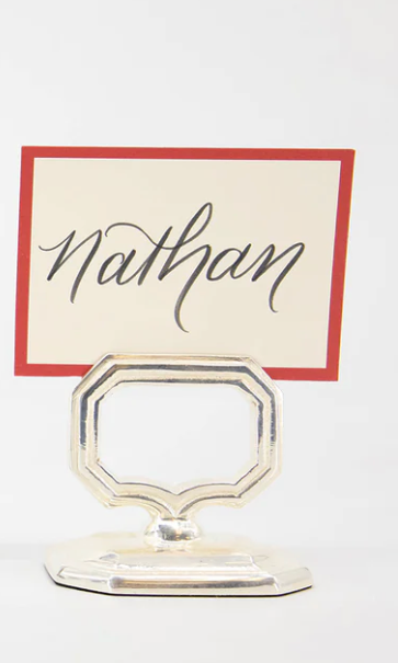 Napkin Ring With Place Card Holder