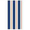 Navy & Red Awning Stripe Guest Towel