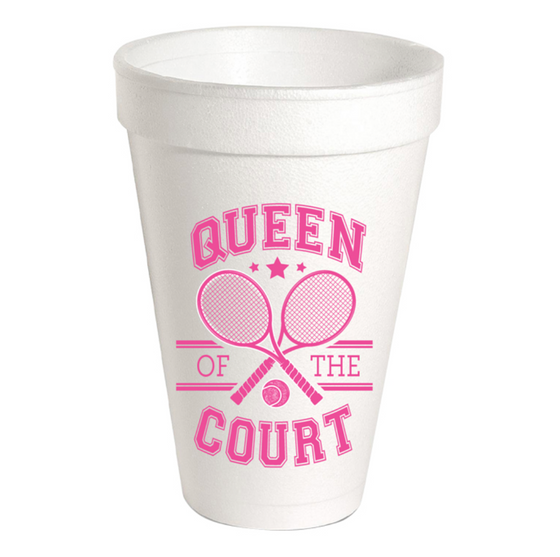 Queen Of The Court Foam Cup