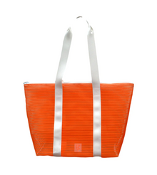  Orange Mesh Beach Bag