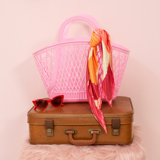 Bubblegum Pink Sun Jelly Bag