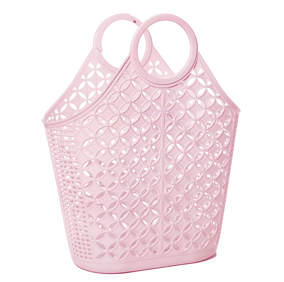 Light Pink Sun Jelly Tote Bag