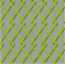  Trellis Green & Silver Gift Wrap