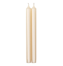  Ivory Pearl Dripless Candle 10"
