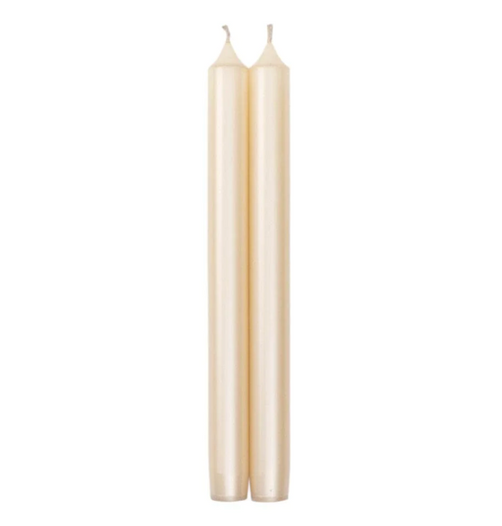 Ivory Dripless Candle 10"