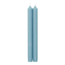Stone Blue Dripless Candle 10"