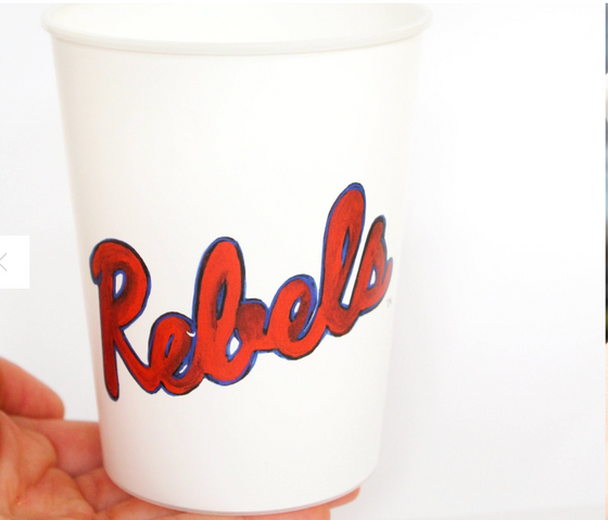 Ole Miss Rebels Cup Set